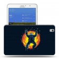 Дизайнерский силиконовый чехол для Samsung Galaxy Tab Pro 8.4 Космонавт