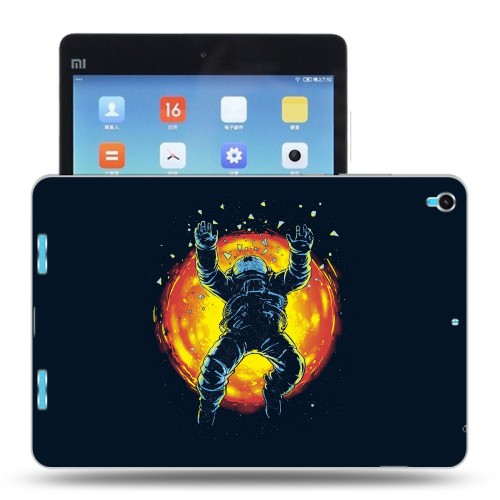 Дизайнерский силиконовый чехол для Xiaomi MiPad Космонавт