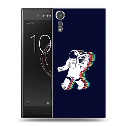 Дизайнерский пластиковый чехол для Sony Xperia XZs Космонавт