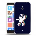 Дизайнерский пластиковый чехол для Nokia Lumia 1320 Космонавт