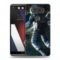 Дизайнерский пластиковый чехол для LG V20 Космонавт