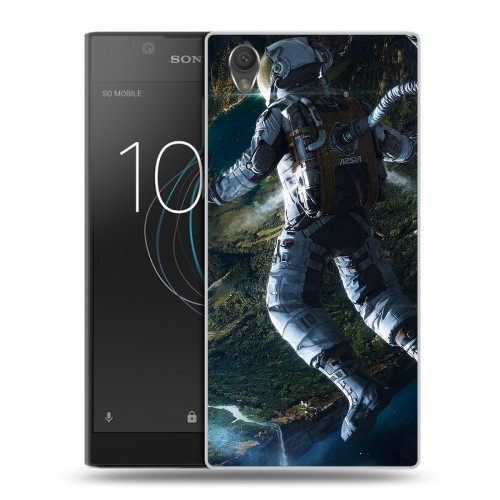 Дизайнерский пластиковый чехол для Sony Xperia L1 Космонавт