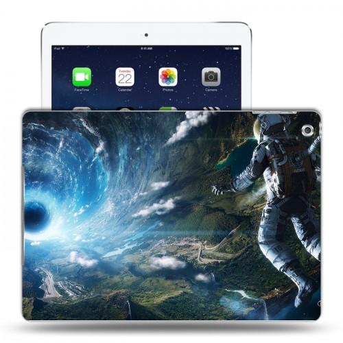 Дизайнерский силиконовый чехол для Ipad Air Космонавт