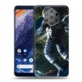 Дизайнерский силиконовый чехол для Nokia 9 PureView Космонавт