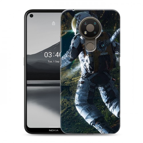 Дизайнерский силиконовый чехол для Nokia 3.4 Космонавт