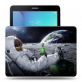 Дизайнерский силиконовый чехол для Samsung Galaxy Tab S3 Космонавт