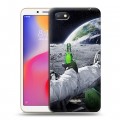 Дизайнерский пластиковый чехол для Xiaomi RedMi 6A Космонавт