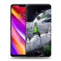 Дизайнерский пластиковый чехол для LG G8 ThinQ Космонавт