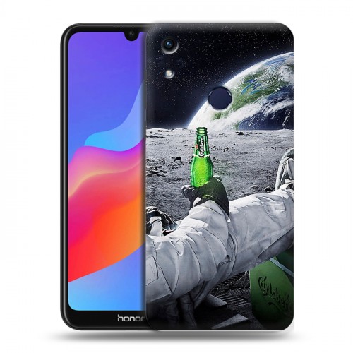 Дизайнерский пластиковый чехол для Huawei Honor 8A Космонавт