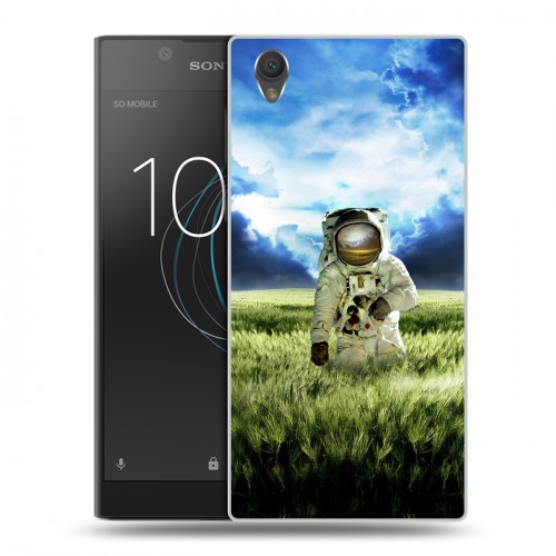 Дизайнерский пластиковый чехол для Sony Xperia L1 Космонавт