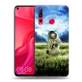 Дизайнерский пластиковый чехол для Huawei Nova 4 Космонавт