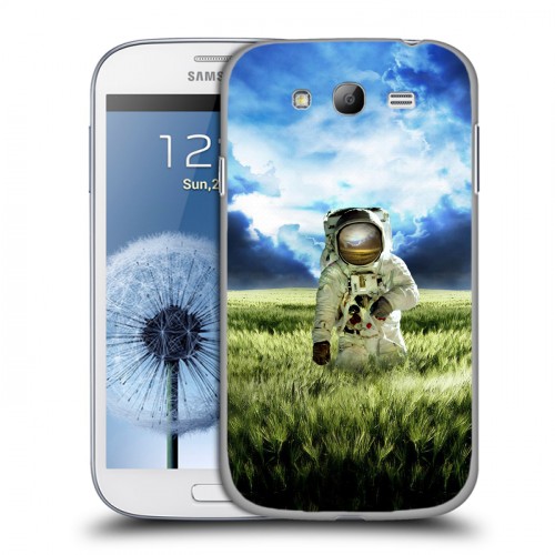 Дизайнерский пластиковый чехол для Samsung Galaxy Grand Космонавт