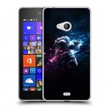 Дизайнерский пластиковый чехол для Microsoft Lumia 540 Космонавт