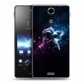 Дизайнерский пластиковый чехол для Sony Xperia TX Космонавт