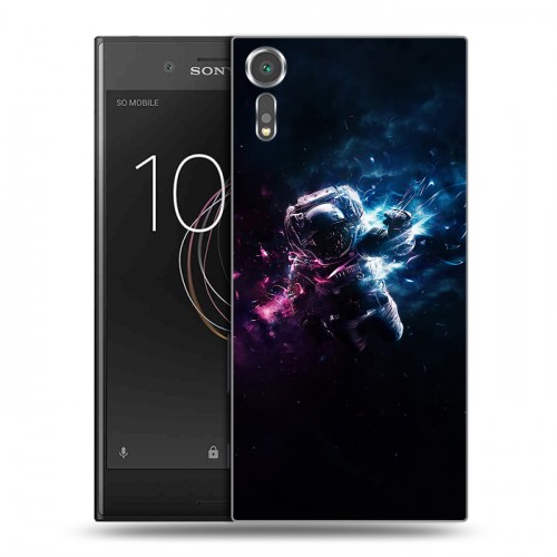 Дизайнерский пластиковый чехол для Sony Xperia XZs Космонавт