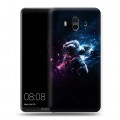 Дизайнерский пластиковый чехол для Huawei Mate 10 Космонавт