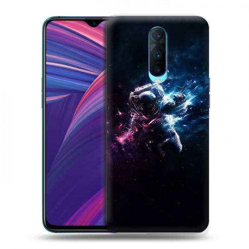 Дизайнерский пластиковый чехол для OPPO RX17 Pro Космонавт