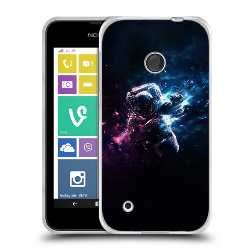 Дизайнерский пластиковый чехол для Nokia Lumia 530 Космонавт