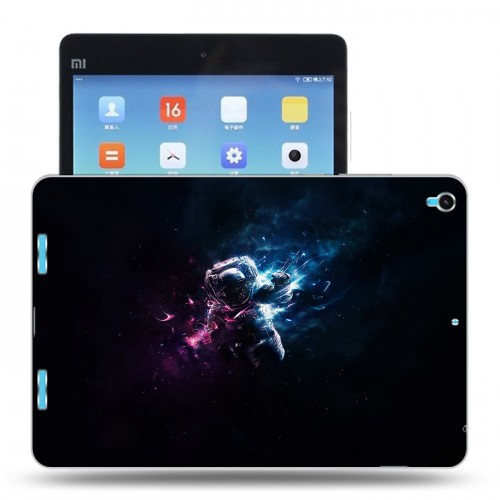 Дизайнерский силиконовый чехол для Xiaomi MiPad Космонавт