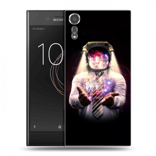 Дизайнерский пластиковый чехол для Sony Xperia XZs Космонавт