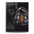 Дизайнерский пластиковый чехол для Sony Xperia XZs Космонавт