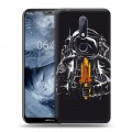 Дизайнерский пластиковый чехол для Nokia 6.1 Plus Космонавт