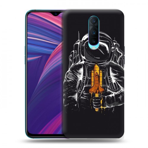 Дизайнерский пластиковый чехол для OPPO RX17 Pro Космонавт