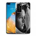 Дизайнерский пластиковый чехол для Huawei P40 Космонавт