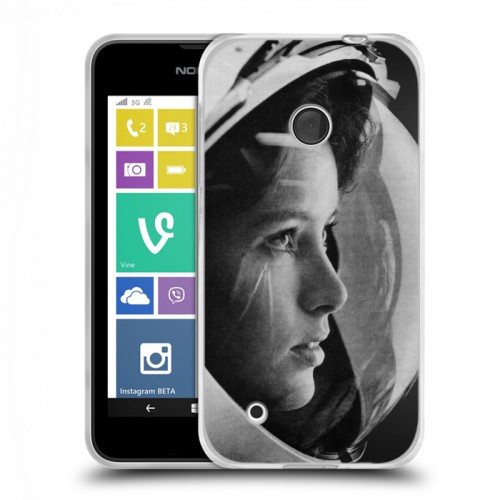 Дизайнерский пластиковый чехол для Nokia Lumia 530 Космонавт