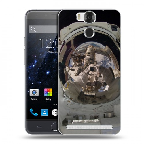 Дизайнерский пластиковый чехол для Ulefone Power Космонавт