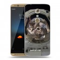 Дизайнерский пластиковый чехол для ZTE Axon 7 Космонавт