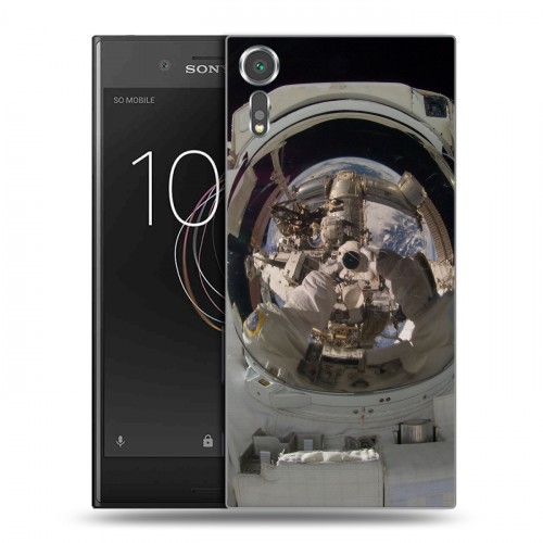 Дизайнерский пластиковый чехол для Sony Xperia XZs Космонавт