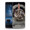 Дизайнерский пластиковый чехол для Nokia 8 Космонавт