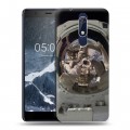 Дизайнерский пластиковый чехол для Nokia 5.1 Космонавт