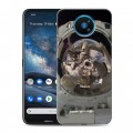 Дизайнерский силиконовый чехол для Nokia 8.3 Космонавт