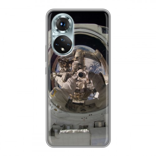 Дизайнерский пластиковый чехол для Huawei Honor 50 Космонавт