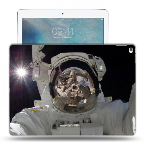 Дизайнерский силиконовый чехол для Ipad Pro Космонавт