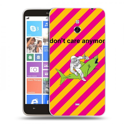 Дизайнерский пластиковый чехол для Nokia Lumia 1320 Космонавт