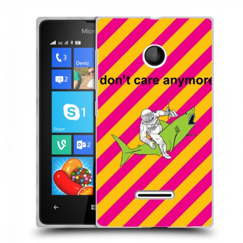 Дизайнерский пластиковый чехол для Microsoft Lumia 435 Космонавт