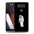 Дизайнерский пластиковый чехол для LG V20 Космонавт