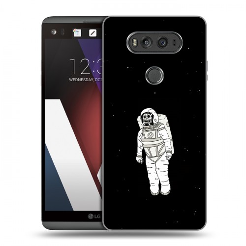 Дизайнерский пластиковый чехол для LG V20 Космонавт