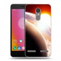 Дизайнерский пластиковый чехол для Lenovo K6 Солнце