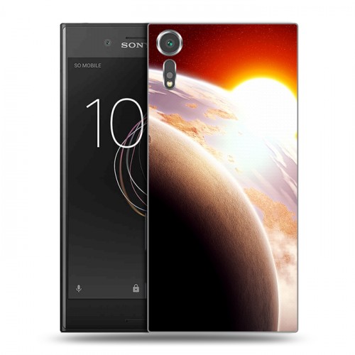 Дизайнерский пластиковый чехол для Sony Xperia XZs Солнце