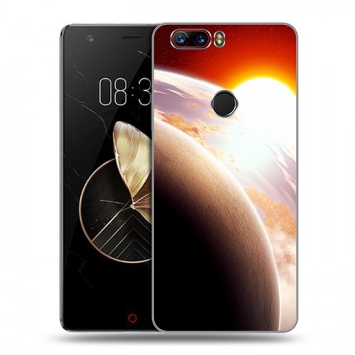 Дизайнерский пластиковый чехол для ZTE Nubia Z17 Солнце