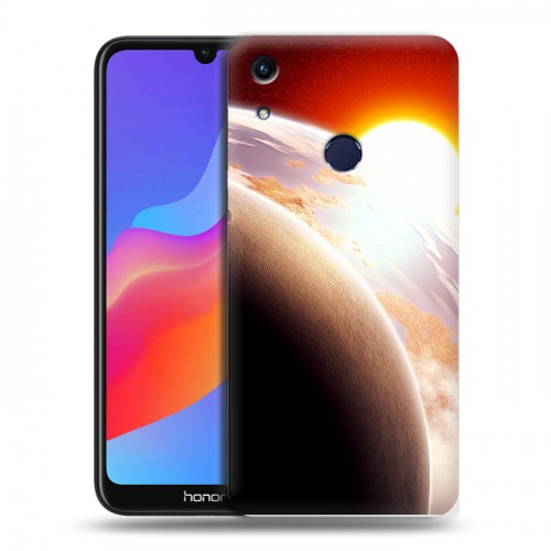 Дизайнерский пластиковый чехол для Huawei Honor 8A Солнце