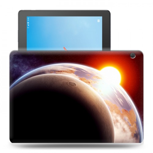 Дизайнерский силиконовый чехол для Lenovo Tab M10 Солнце