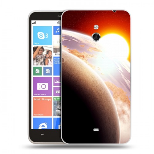 Дизайнерский пластиковый чехол для Nokia Lumia 1320 Солнце