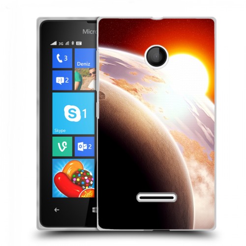 Дизайнерский пластиковый чехол для Microsoft Lumia 435 Солнце