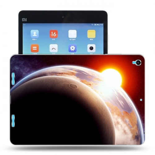 Дизайнерский силиконовый чехол для Xiaomi MiPad Солнце