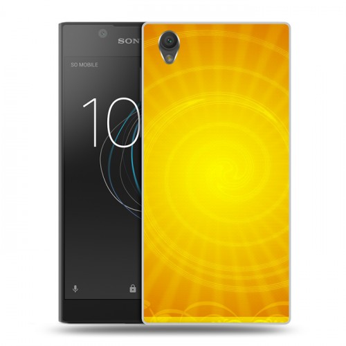 Дизайнерский пластиковый чехол для Sony Xperia L1 Солнце